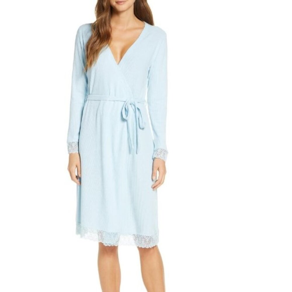 RACHEL PARCELL Lace Trim Robe